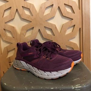 Hoka One One purple Gaviota 2 running shoes sz 8